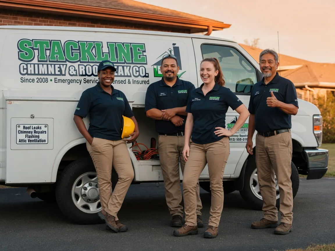 Chimney flashing repair company in Fairfax, OK